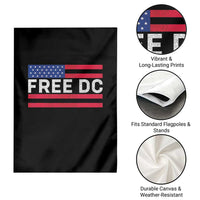 Free DC Patriotic Garden Flag Defend Washington D.C. Statehood American Flag - Wonder Print Shop