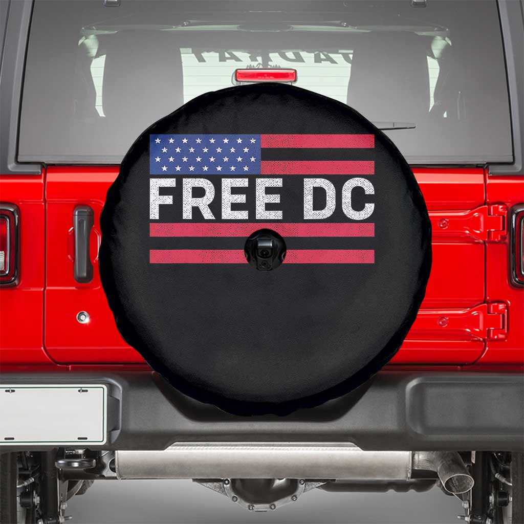 Free DC Patriotic Spare Tire Cover Defend Washington D.C. Statehood American Flag - Wonder Print Shop