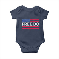 Free DC Patriotic Baby Onesie Defend Washington D.C. Statehood American Flag - Wonder Print Shop