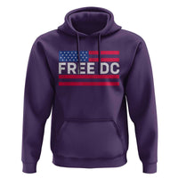 Free DC Patriotic Hoodie Defend Washington D.C. Statehood American Flag - Wonder Print Shop