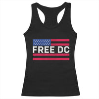 Free DC Patriotic Racerback Tank Top Defend Washington D.C. Statehood American Flag - Wonder Print Shop