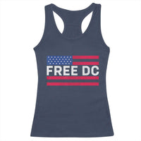 Free DC Patriotic Racerback Tank Top Defend Washington D.C. Statehood American Flag - Wonder Print Shop