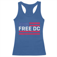 Free DC Patriotic Racerback Tank Top Defend Washington D.C. Statehood American Flag - Wonder Print Shop