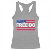 Free DC Patriotic Racerback Tank Top Defend Washington D.C. Statehood American Flag - Wonder Print Shop