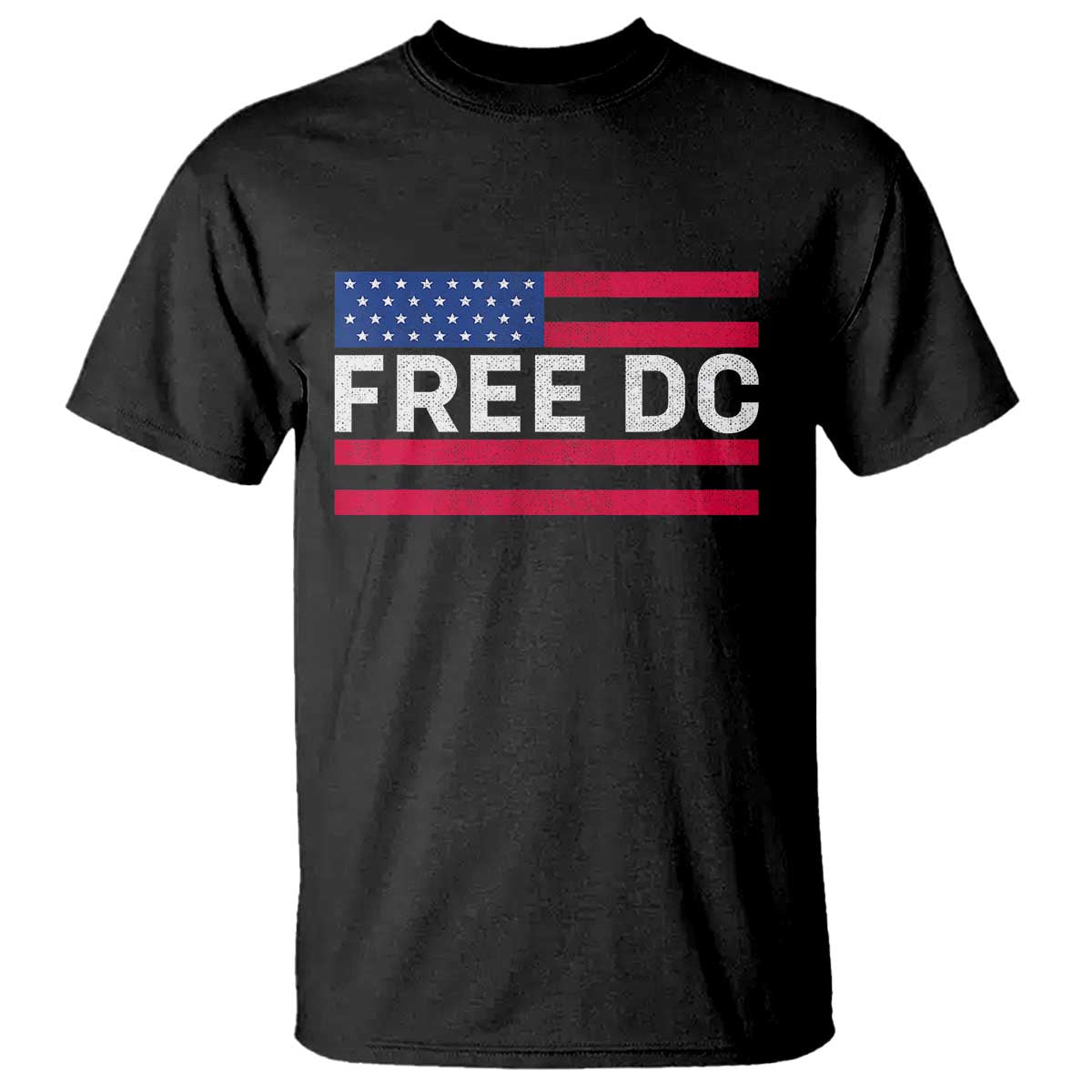 Free DC Patriotic T Shirt Defend Washington D.C. Statehood American Flag - Wonder Print Shop