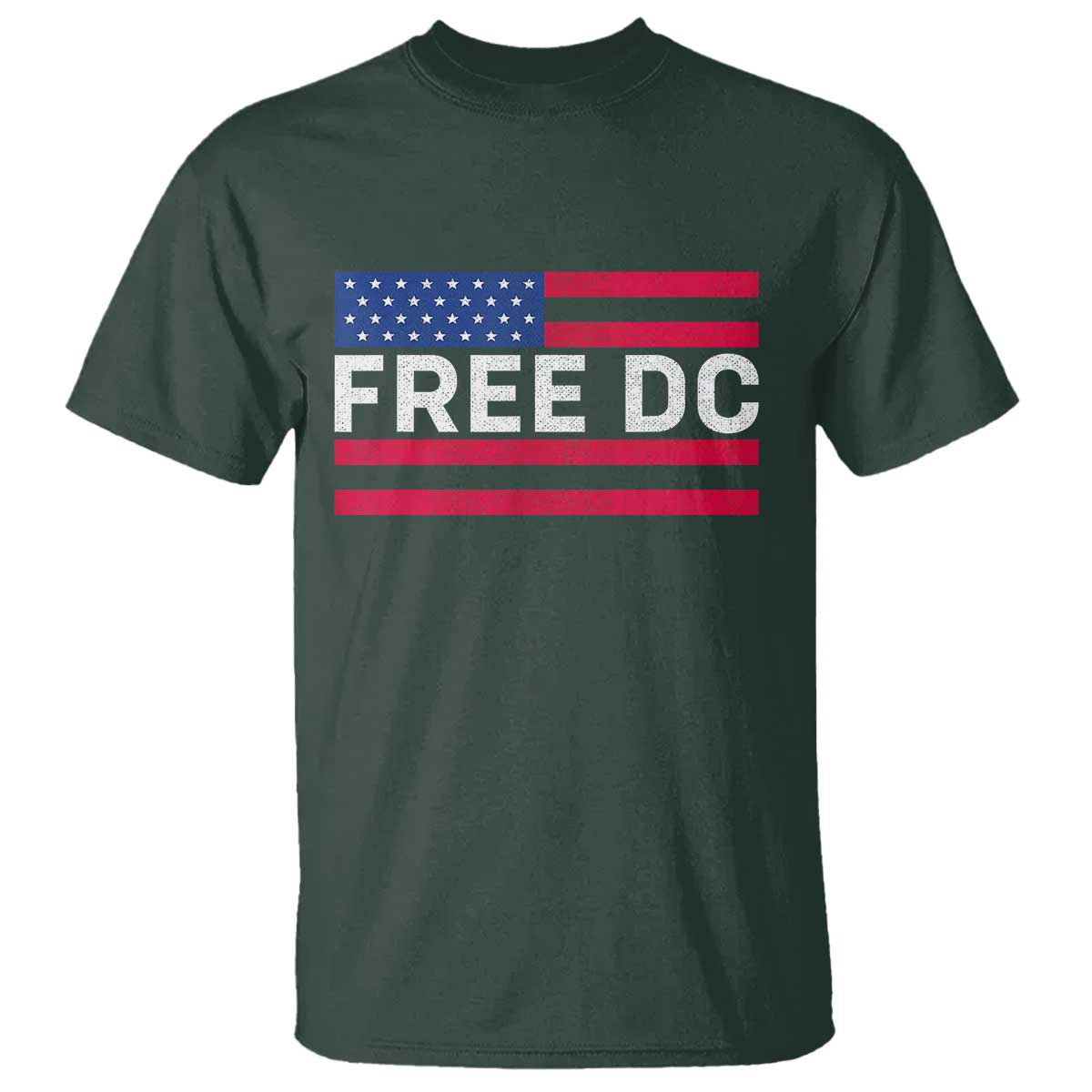 Free DC Patriotic T Shirt Defend Washington D.C. Statehood American Flag - Wonder Print Shop