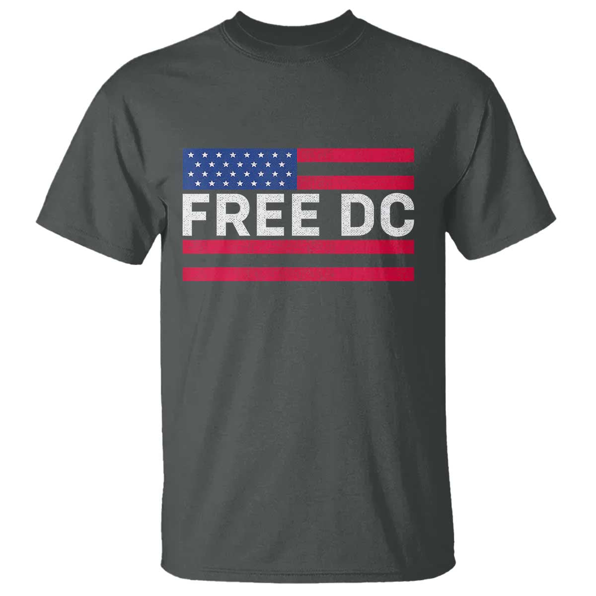 Free DC Patriotic T Shirt Defend Washington D.C. Statehood American Flag - Wonder Print Shop