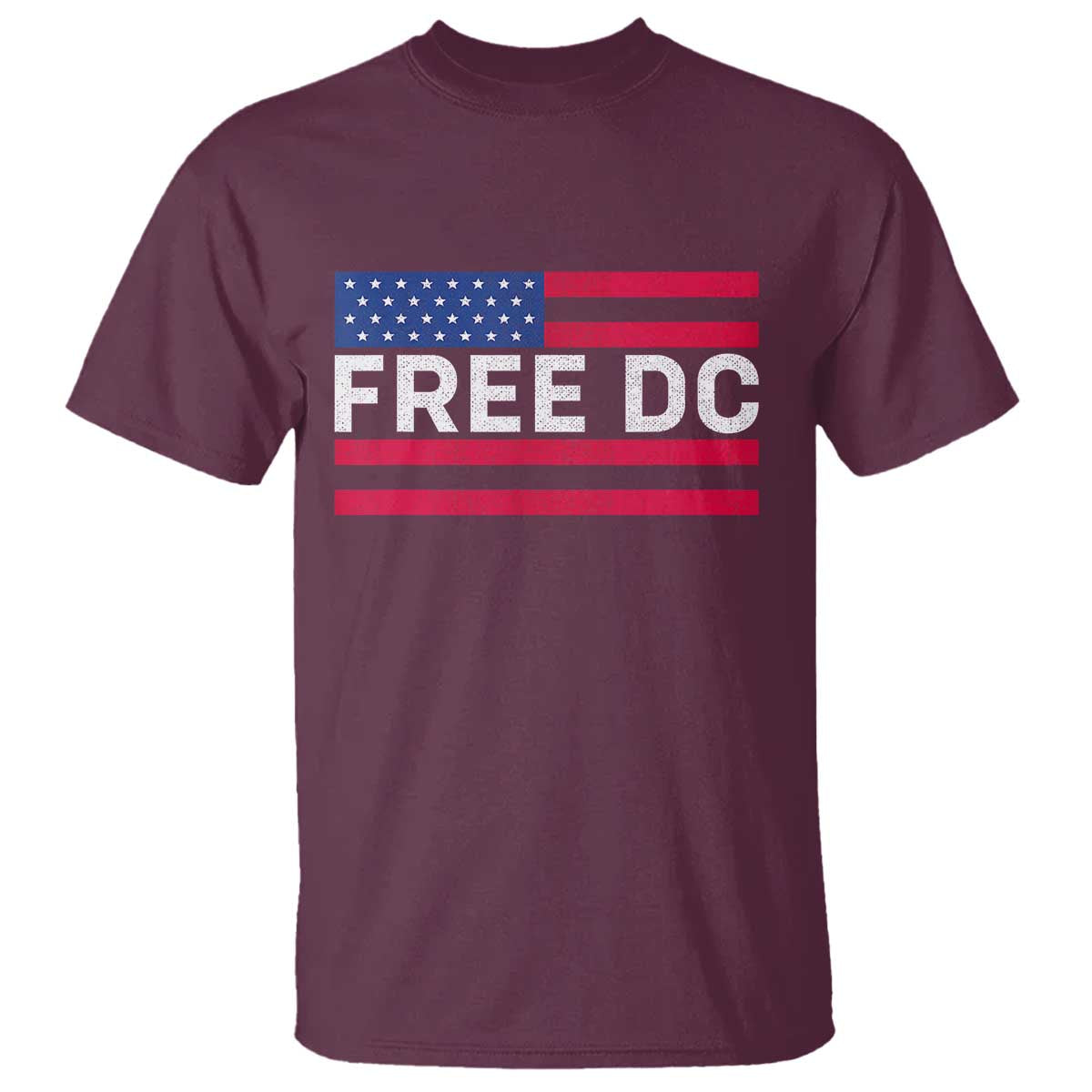 Free DC Patriotic T Shirt Defend Washington D.C. Statehood American Flag - Wonder Print Shop