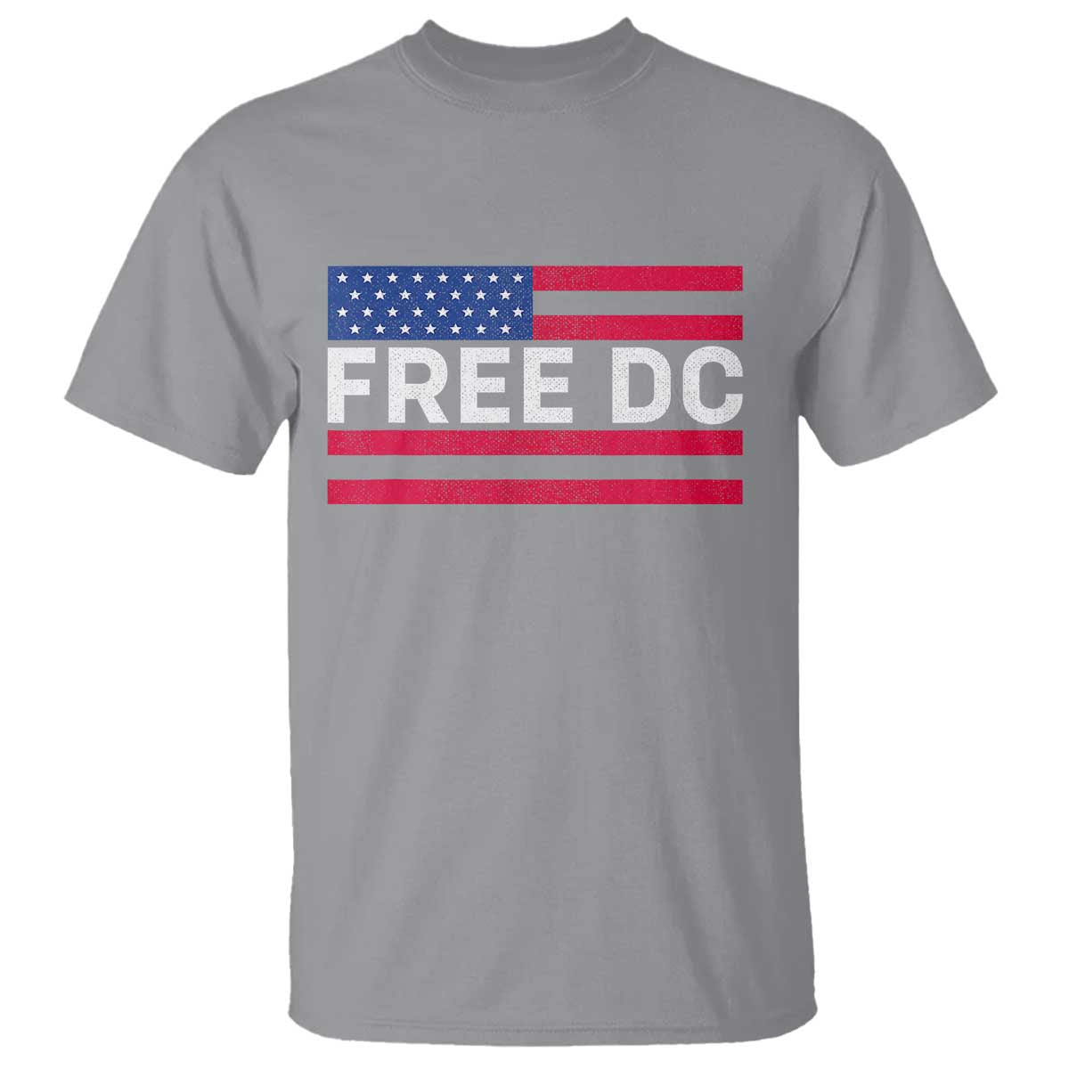 Free DC Patriotic T Shirt Defend Washington D.C. Statehood American Flag - Wonder Print Shop
