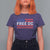 Free DC Patriotic T Shirt For Women Defend Washington D.C. Statehood American Flag - Wonder Print Shop