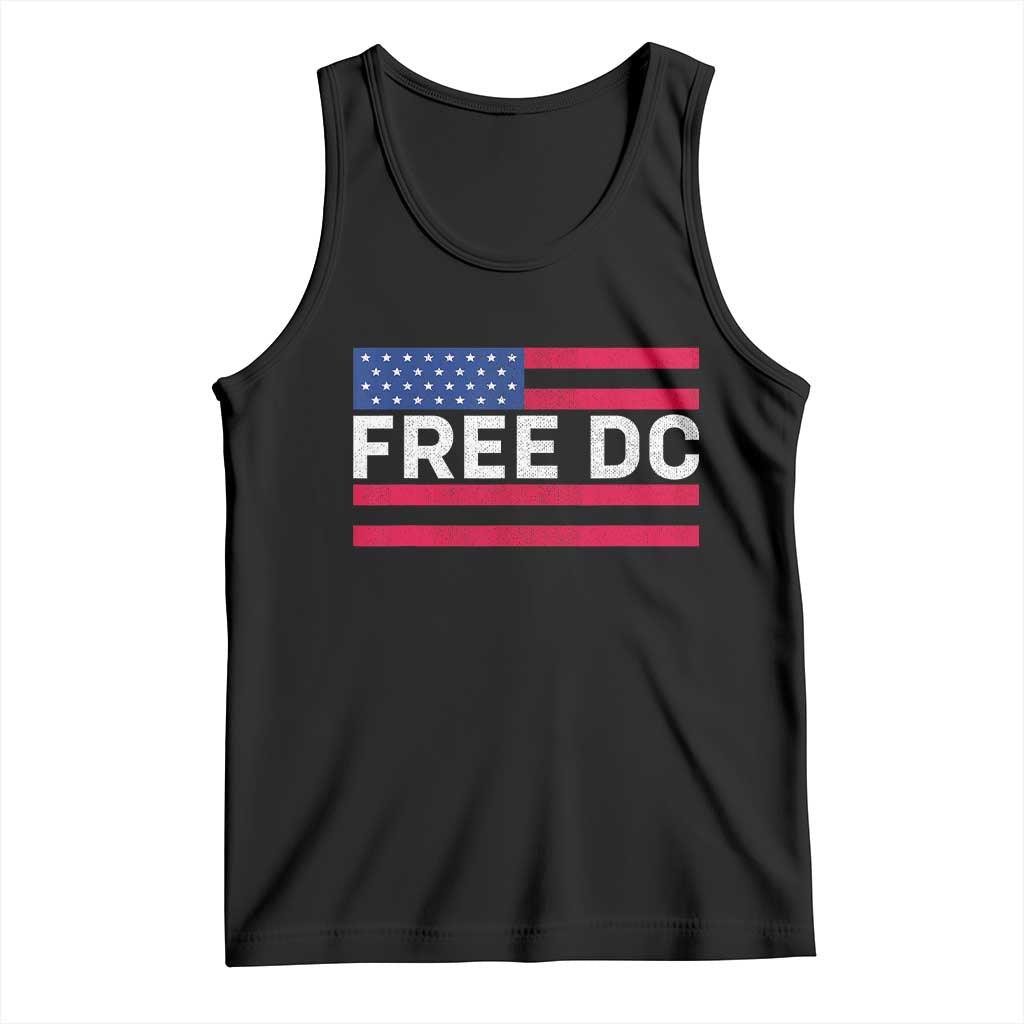 Free DC Patriotic Tank Top Defend Washington D.C. Statehood American Flag - Wonder Print Shop
