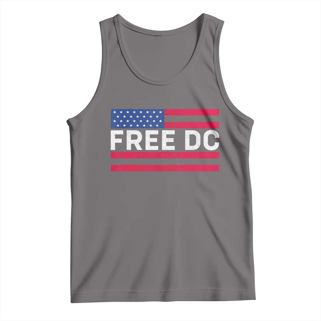 Free DC Patriotic Tank Top Defend Washington D.C. Statehood American Flag - Wonder Print Shop