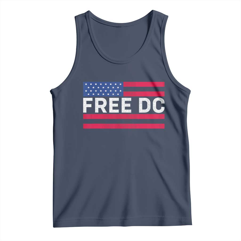 Free DC Patriotic Tank Top Defend Washington D.C. Statehood American Flag - Wonder Print Shop