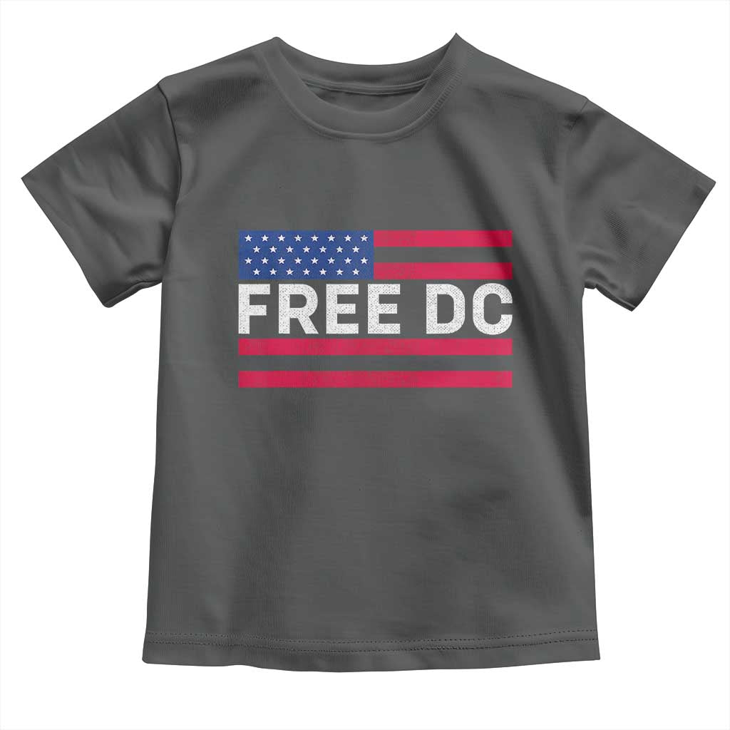 Free DC Patriotic Toddler T Shirt Defend Washington D.C. Statehood American Flag - Wonder Print Shop