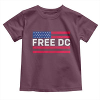 Free DC Patriotic Toddler T Shirt Defend Washington D.C. Statehood American Flag - Wonder Print Shop