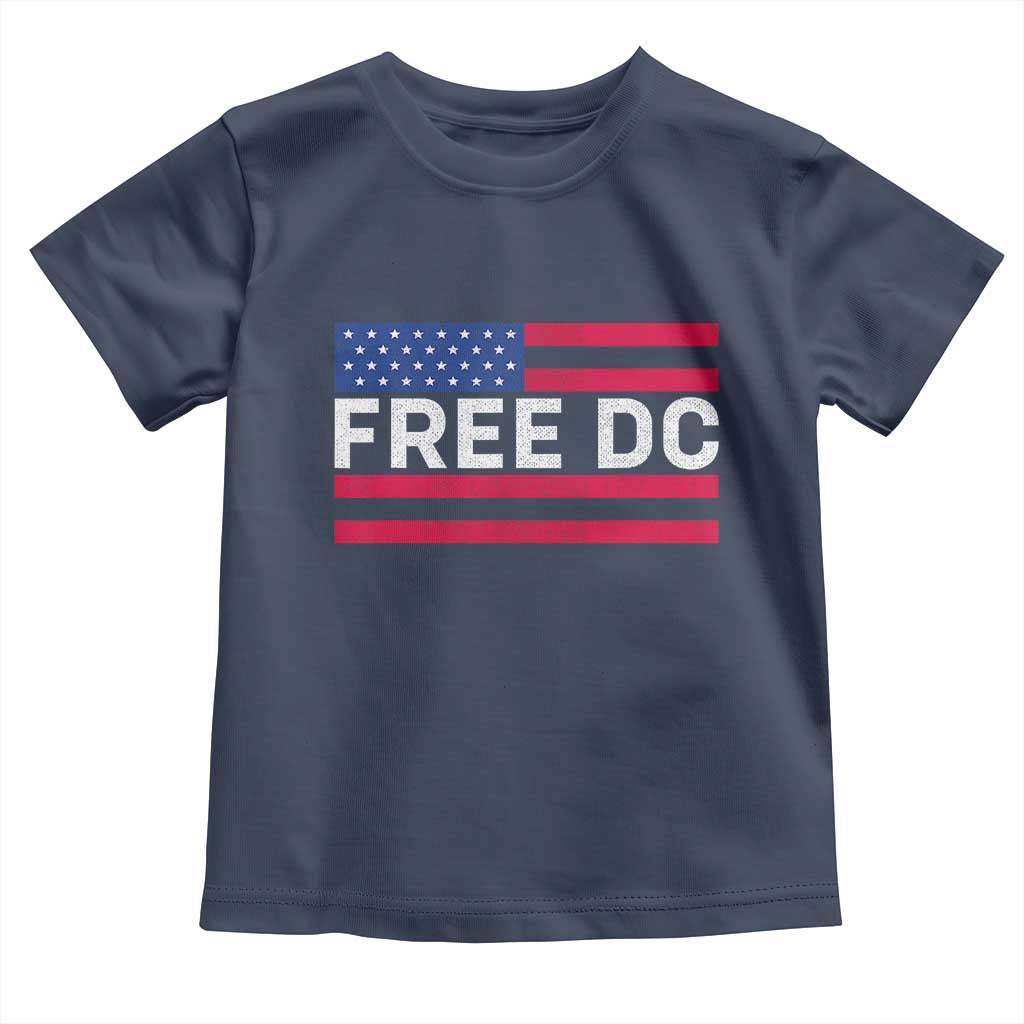 Free DC Patriotic Toddler T Shirt Defend Washington D.C. Statehood American Flag - Wonder Print Shop