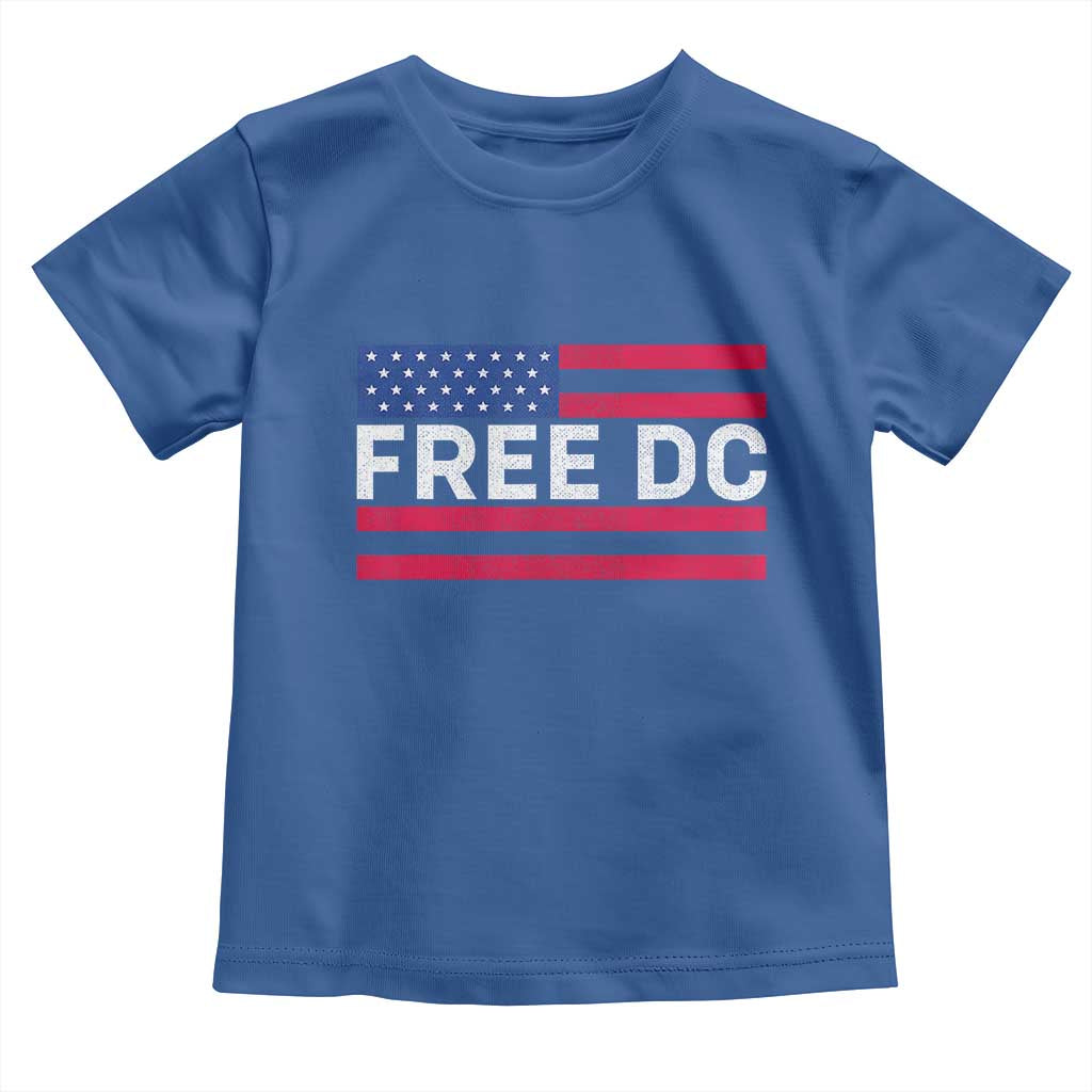 Free DC Patriotic Toddler T Shirt Defend Washington D.C. Statehood American Flag - Wonder Print Shop