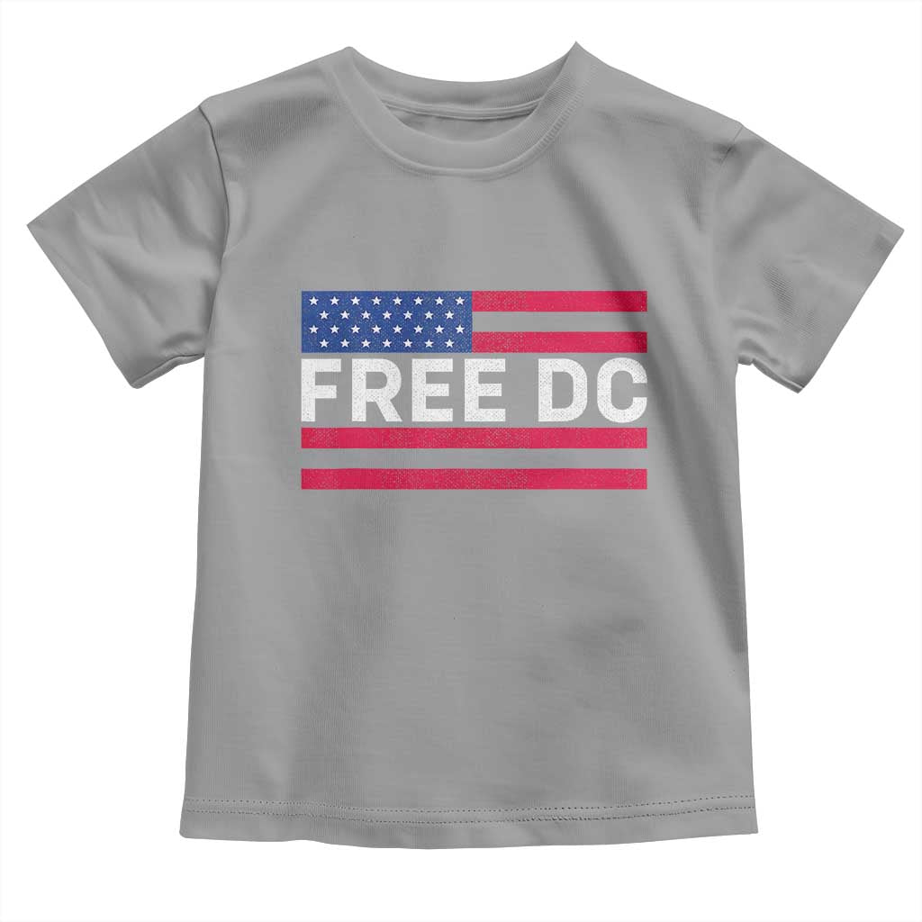 Free DC Patriotic Toddler T Shirt Defend Washington D.C. Statehood American Flag - Wonder Print Shop