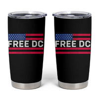 Free DC Patriotic Tumbler Cup Defend Washington D.C. Statehood American Flag - Wonder Print Shop