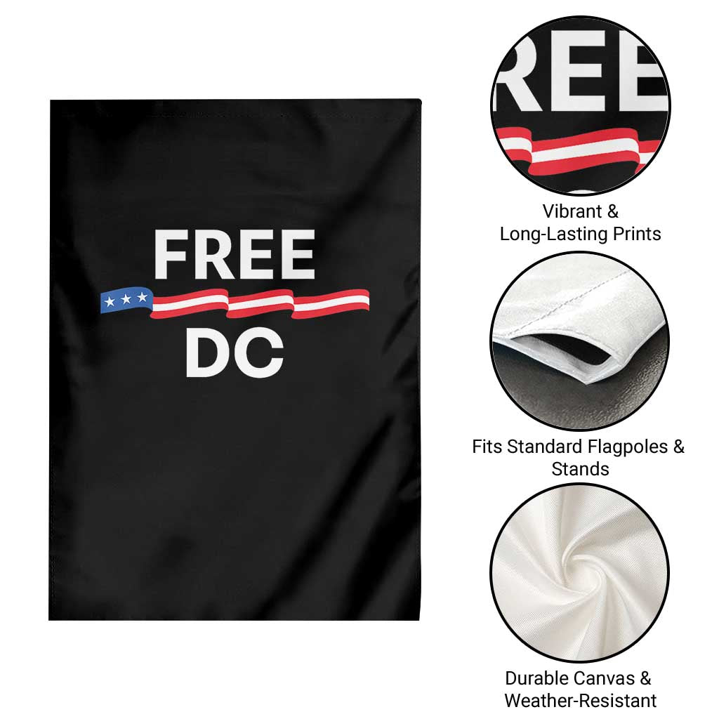 Free DC Garden Flag Defend Washington D.C. Statehood Rights - Wonder Print Shop