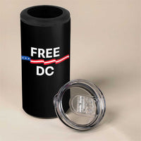 Free DC 4 in 1 Can Cooler Tumbler Defend Washington D.C. Statehood Rights - Wonder Print Shop