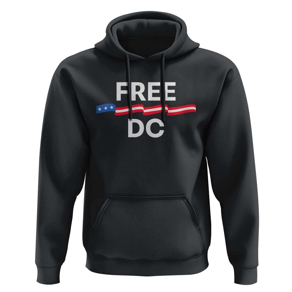 Free DC Hoodie Defend Washington D.C. Statehood Rights - Wonder Print Shop