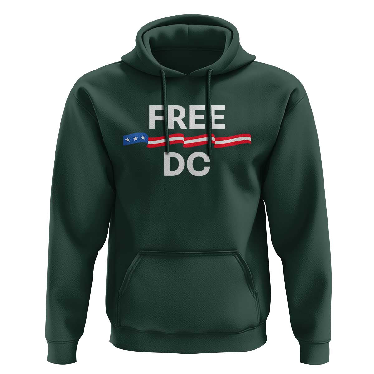 Free DC Hoodie Defend Washington D.C. Statehood Rights - Wonder Print Shop