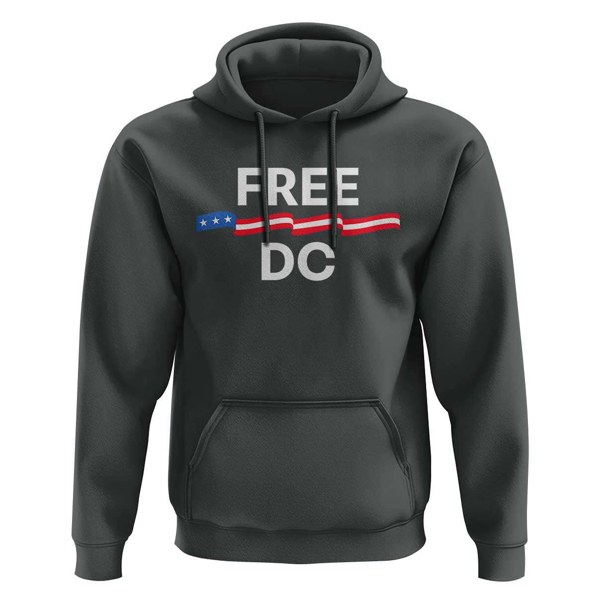 Free DC Hoodie Defend Washington D.C. Statehood Rights - Wonder Print Shop