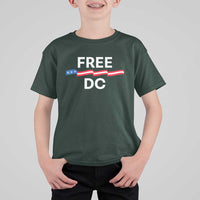 Free DC T Shirt For Kid Defend Washington D.C. Statehood Rights - Wonder Print Shop