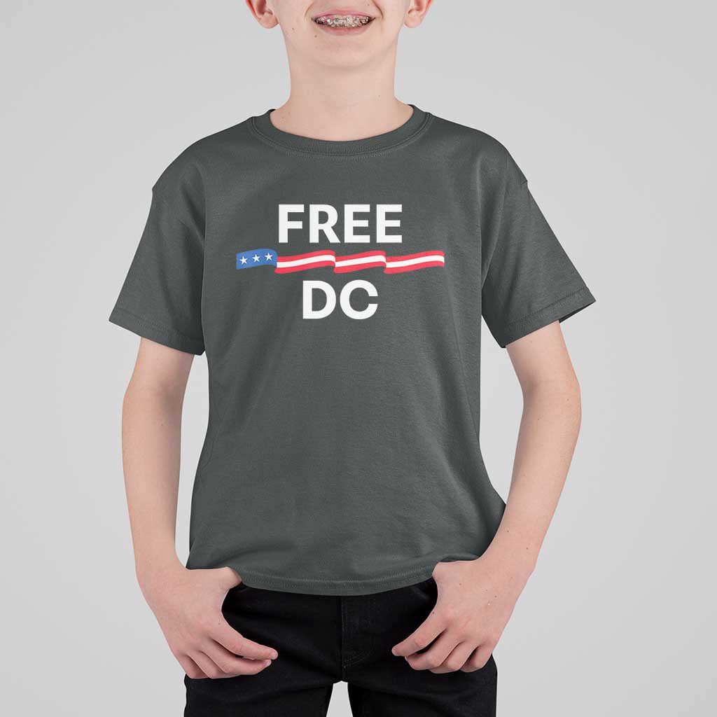 Free DC T Shirt For Kid Defend Washington D.C. Statehood Rights - Wonder Print Shop