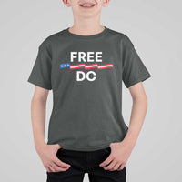 Free DC T Shirt For Kid Defend Washington D.C. Statehood Rights - Wonder Print Shop