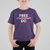 Free DC T Shirt For Kid Defend Washington D.C. Statehood Rights - Wonder Print Shop