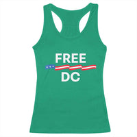 Free DC Racerback Tank Top Defend Washington D.C. Statehood Rights - Wonder Print Shop