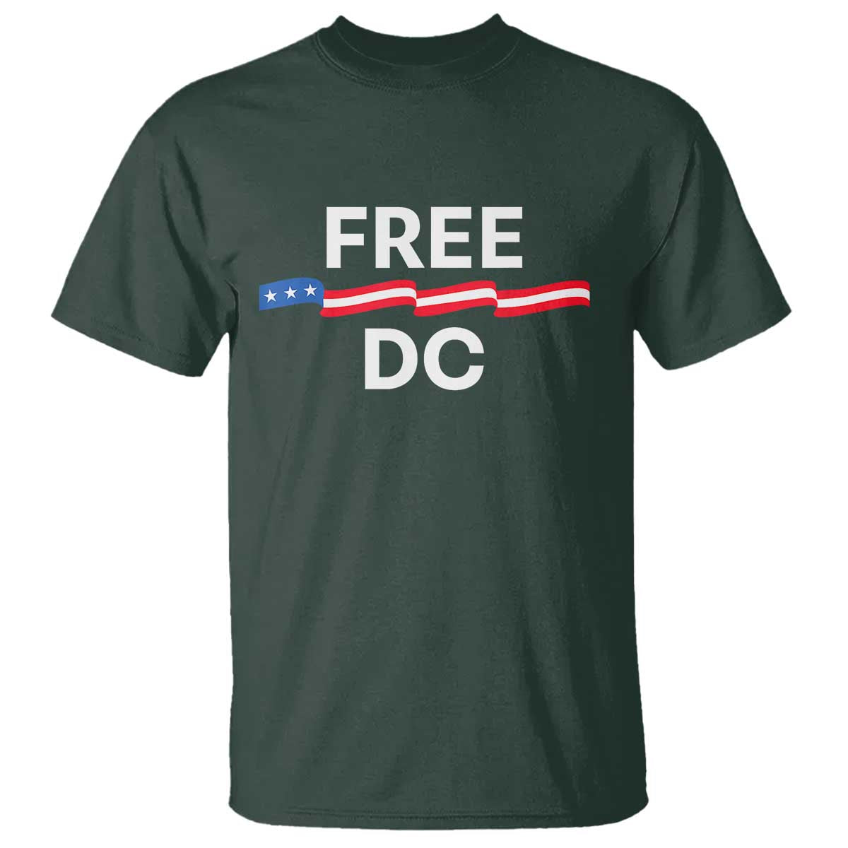 Free DC T Shirt Defend Washington D.C. Statehood Rights - Wonder Print Shop