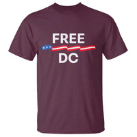 Free DC T Shirt Defend Washington D.C. Statehood Rights - Wonder Print Shop
