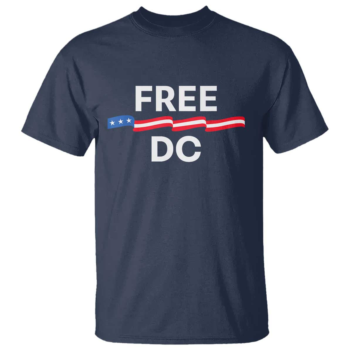 Free DC T Shirt Defend Washington D.C. Statehood Rights - Wonder Print Shop