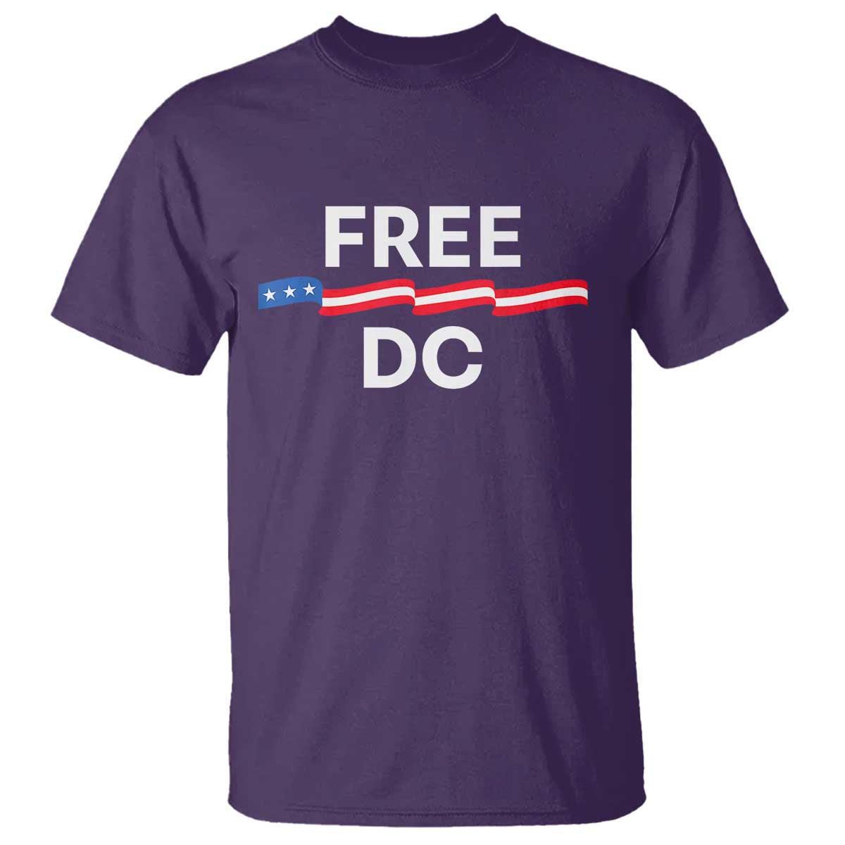 Free DC T Shirt Defend Washington D.C. Statehood Rights - Wonder Print Shop