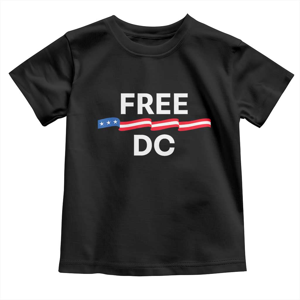 Free DC Toddler T Shirt Defend Washington D.C. Statehood Rights - Wonder Print Shop