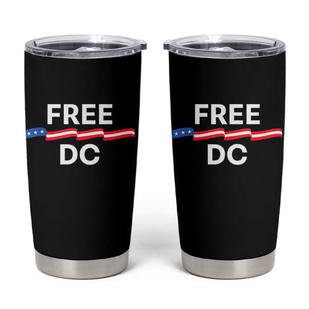 Free DC Tumbler Cup Defend Washington D.C. Statehood Rights - Wonder Print Shop