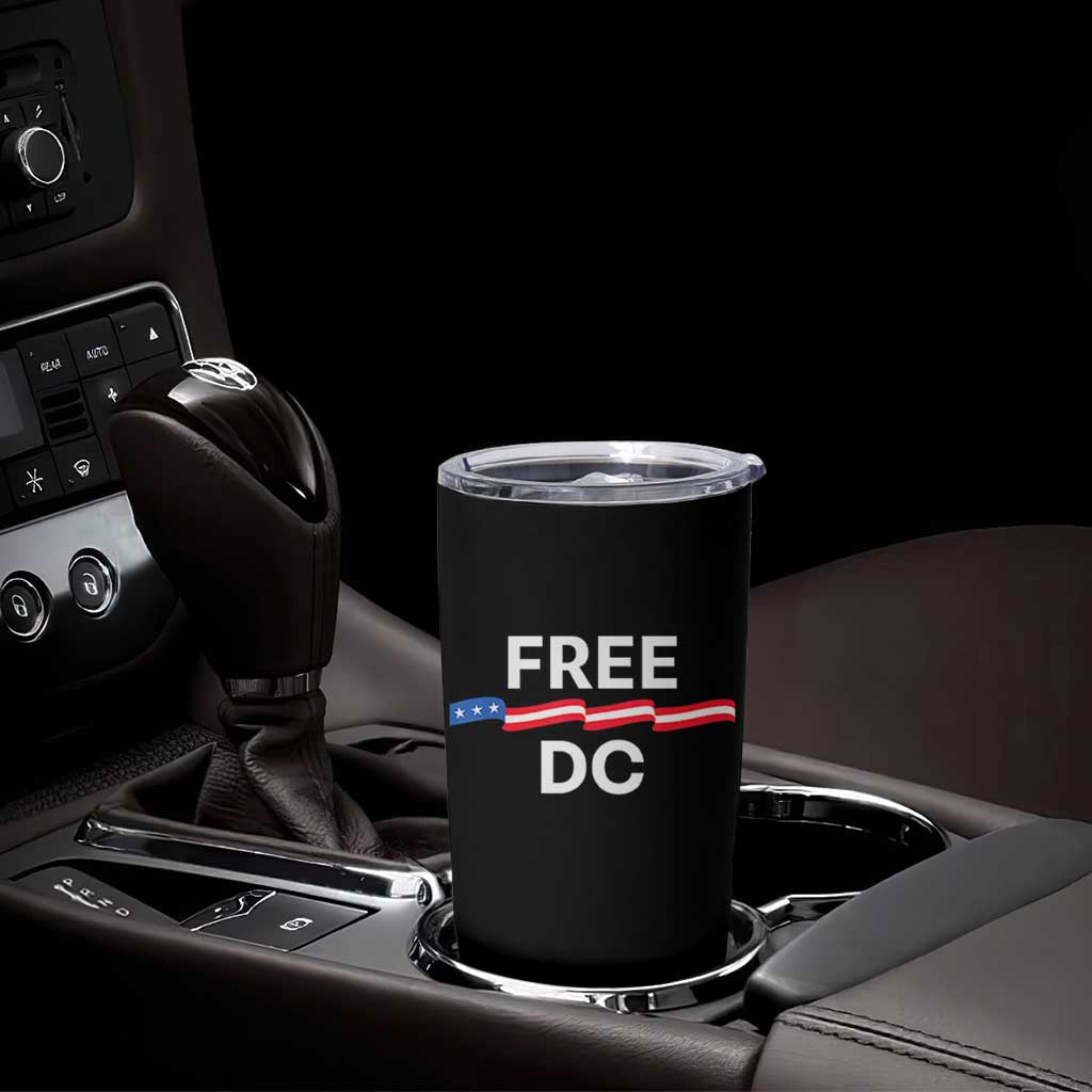 Free DC Tumbler Cup Defend Washington D.C. Statehood Rights - Wonder Print Shop