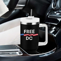 Free DC Tumbler With Handle Defend Washington D.C. Statehood Rights - Wonder Print Shop