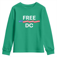 Free DC Youth Sweatshirt Defend Washington D.C. Statehood Rights - Wonder Print Shop