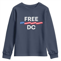 Free DC Youth Sweatshirt Defend Washington D.C. Statehood Rights - Wonder Print Shop