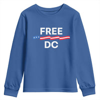 Free DC Youth Sweatshirt Defend Washington D.C. Statehood Rights - Wonder Print Shop