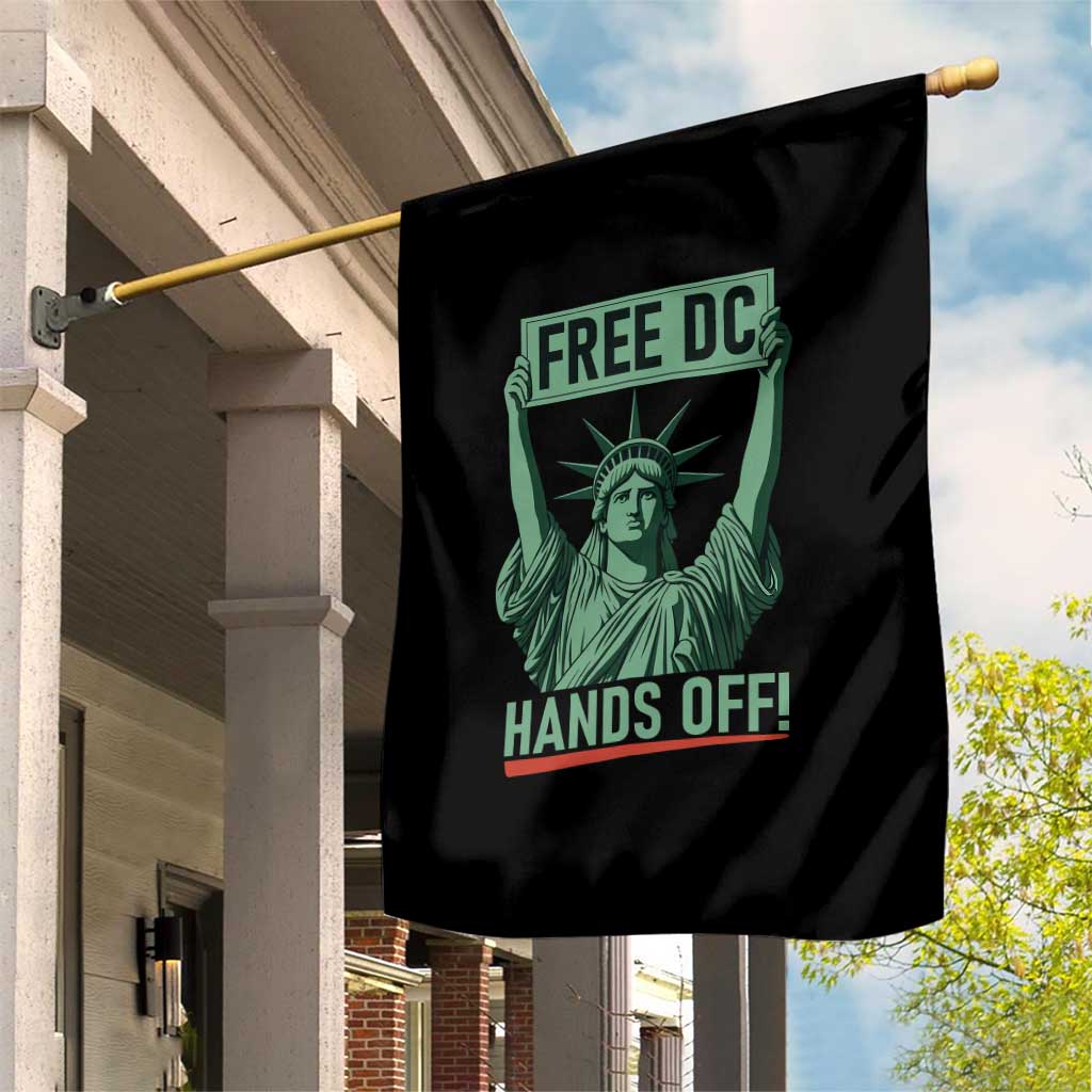Free DC Hands Off Garden Flag Statue of Liberty for Washington D.C. Rights - Wonder Print Shop