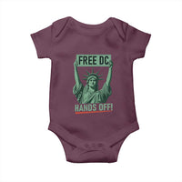 Free DC Hands Off Baby Onesie Statue of Liberty for Washington D.C. Rights - Wonder Print Shop