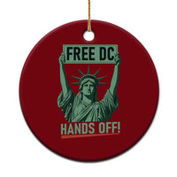 Free DC Hands Off Ceramic Ornament Statue of Liberty for Washington D.C. Rights - Wonder Print Shop