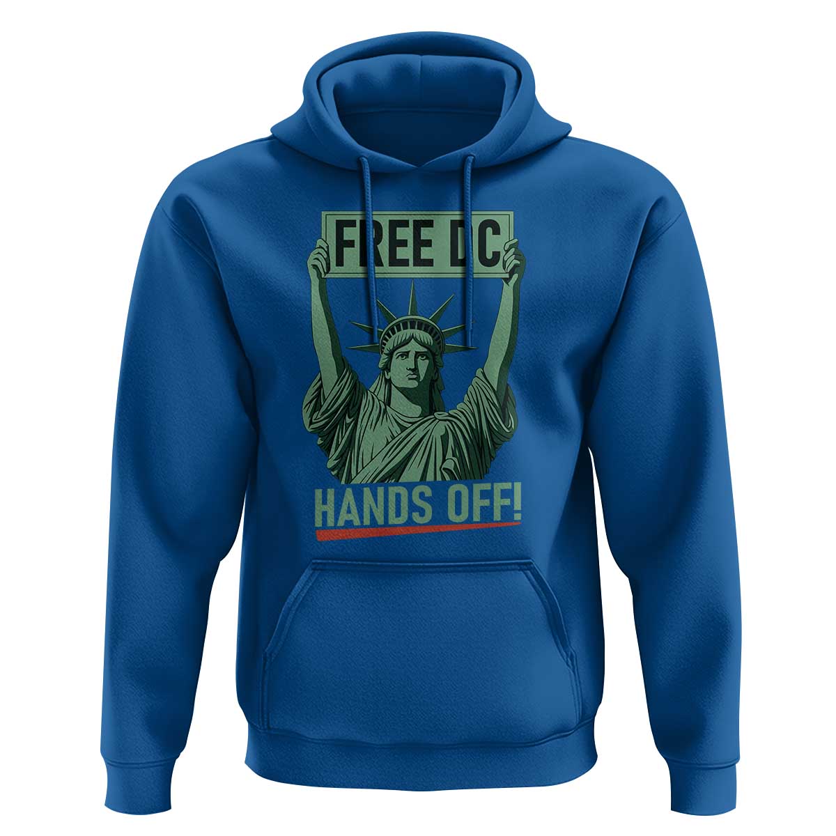 Free DC Hands Off Hoodie Statue of Liberty for Washington D.C. Rights - Wonder Print Shop