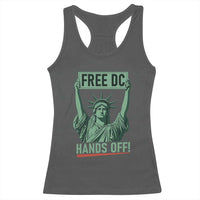 Free DC Hands Off Racerback Tank Top Statue of Liberty for Washington D.C. Rights - Wonder Print Shop