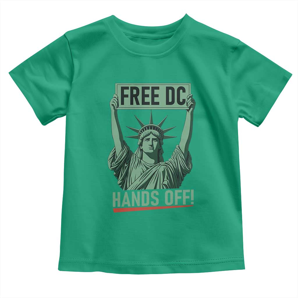 Free DC Hands Off Toddler T Shirt Statue of Liberty for Washington D.C. Rights - Wonder Print Shop